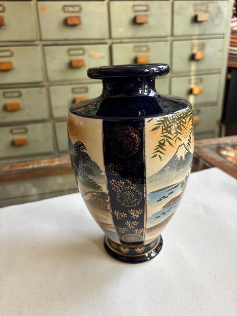 Japanse Keramische Vaas – Meiji-periode (ca. 1880–1910), Ophalen of Verzenden