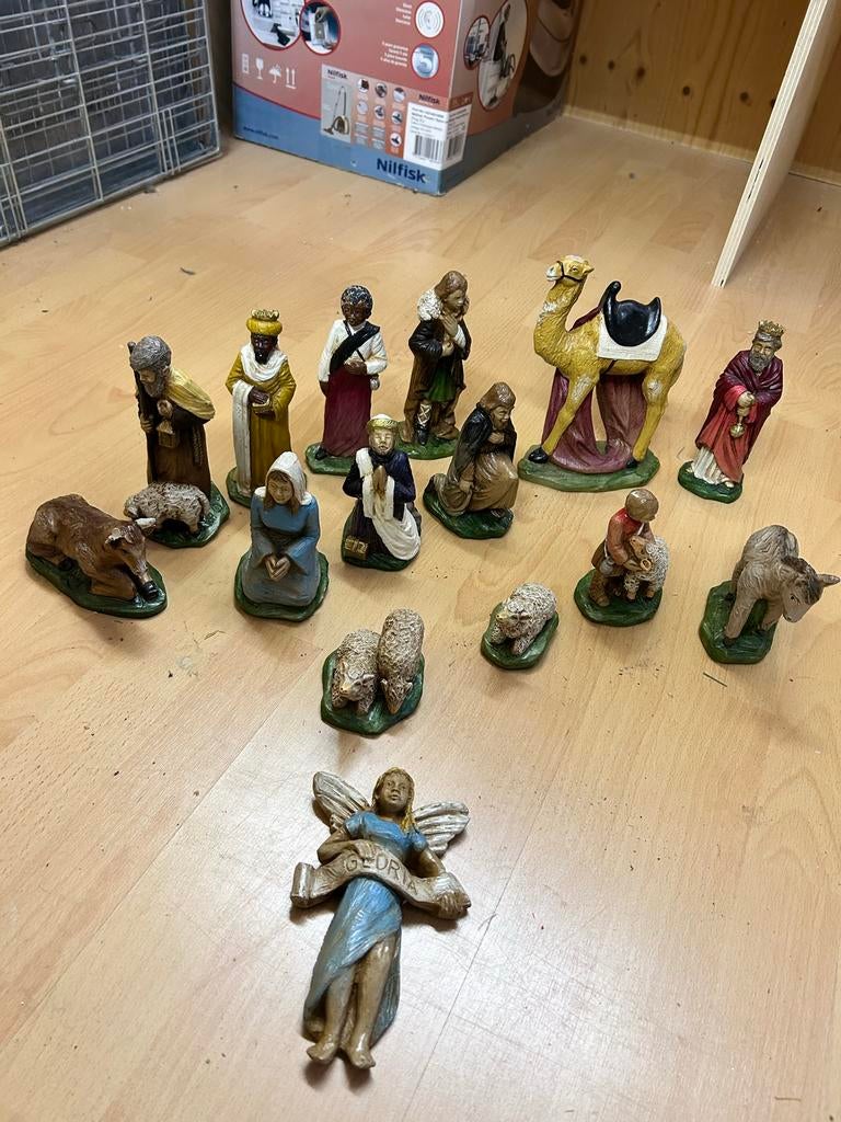 Kerstgroep voor stalletje, Diversen, Kerst, Ophalen, Gebruikt