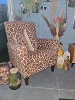 Gratis af te halen: Giraffe fauteuil, Dierenprint, Speels, Gebruikt, 75 tot 100 cm, Ophalen of Verzenden