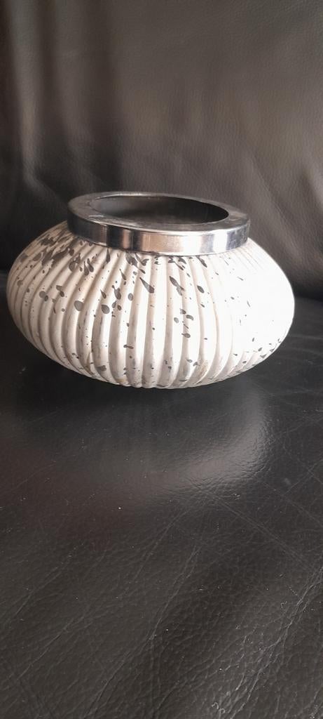 Waxinelichthouder, Ophalen of Verzenden, Wit, Overige materialen, Minder dan 25 cm