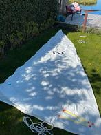 Grootzeil en fokje, Watersport en Boten, Ophalen, Gebruikt, 3 tot 6 meter, Minder dan 15 m²