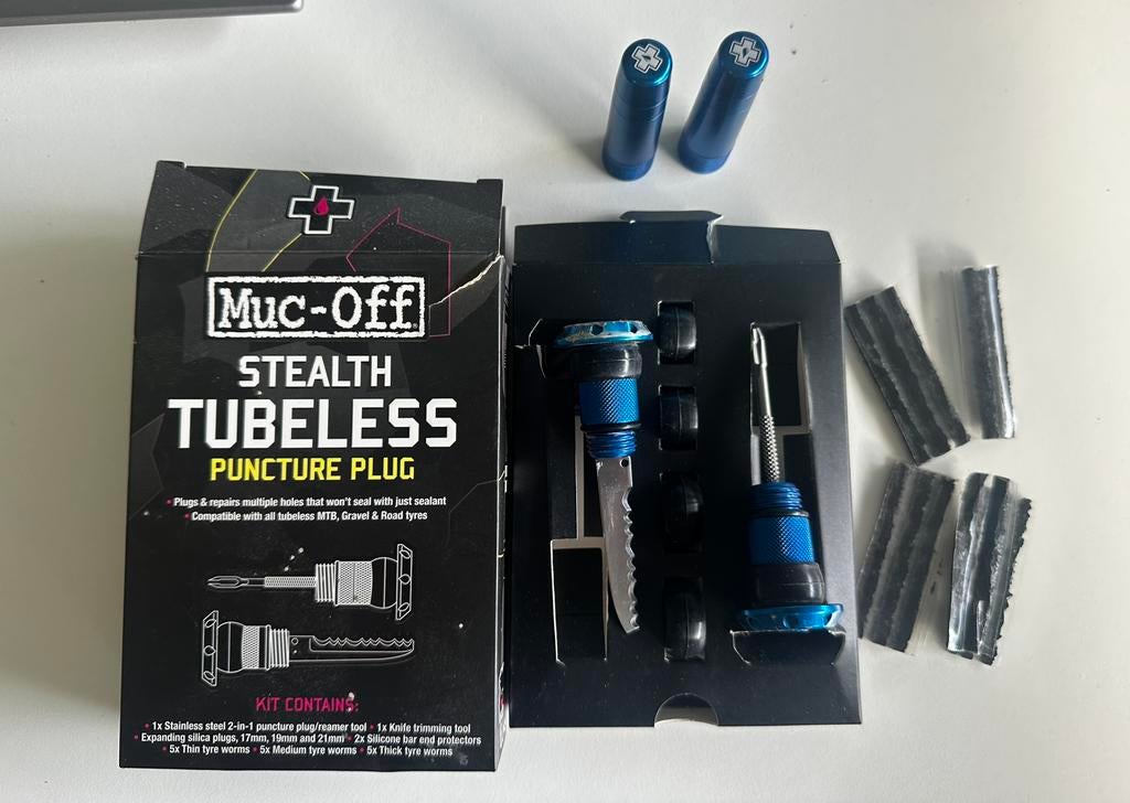 Muc Off tubeless puncture plug, Fietsen en Brommers, Fietsaccessoires | Fietsgereedschap, Ophalen, Gebruikt