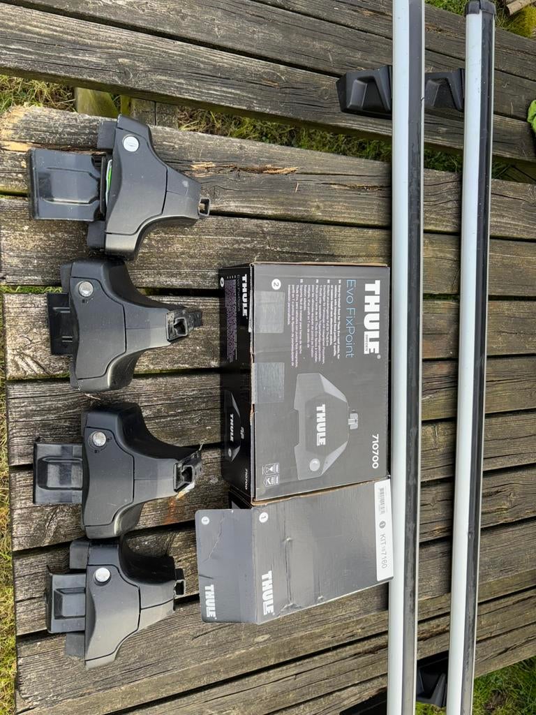 Thule dakdragers (Mercedes CLA shooting brake), Auto diversen, Dakdragers, Ophalen of Verzenden, Zo goed als nieuw