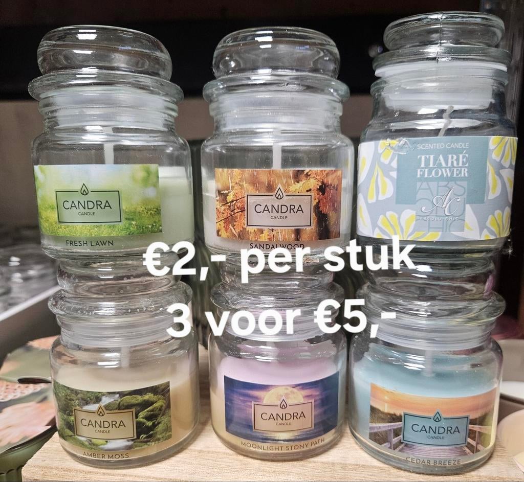 Geurkaarsen en geurstokjes, Ophalen