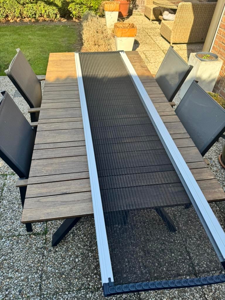 2x Hamstra Allure plissé hordeur 194+3 cm en 203+3cm, Ophalen, 80 tot 100 cm, Hordeur, Zo goed als nieuw