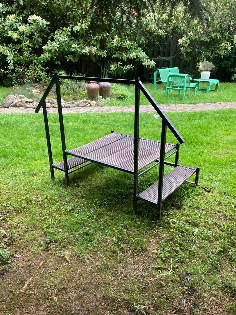 Bordes opstap voor caravan / chalet, Ophalen, Zo goed als nieuw