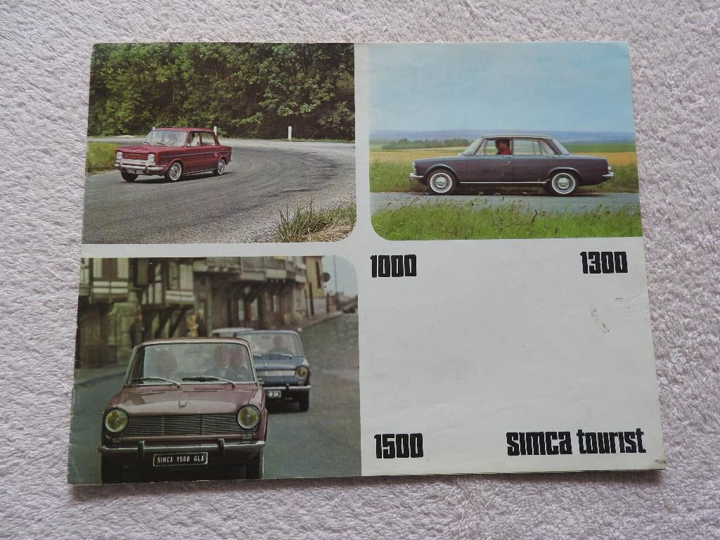 Simca Tourist 1000, 1300, 1500, Ophalen of Verzenden, Zo goed als nieuw