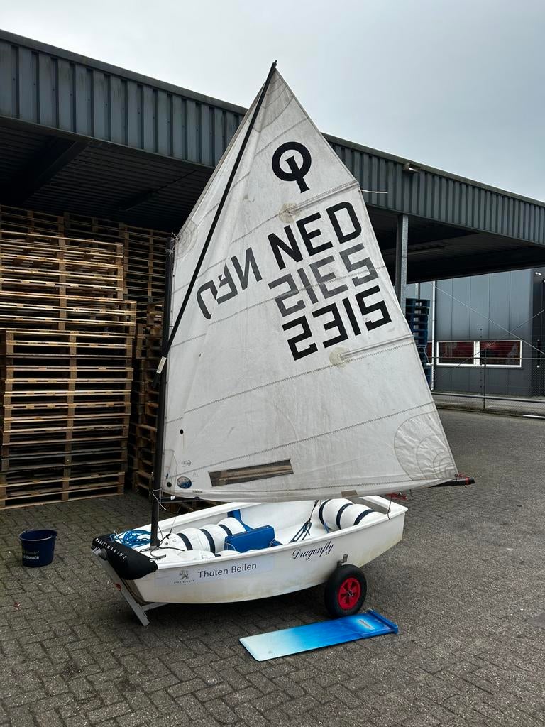 Wedstrijd optimist, Watersport en Boten, Ophalen, Zo goed als nieuw, Overige typen, Minder dan 15 m²
