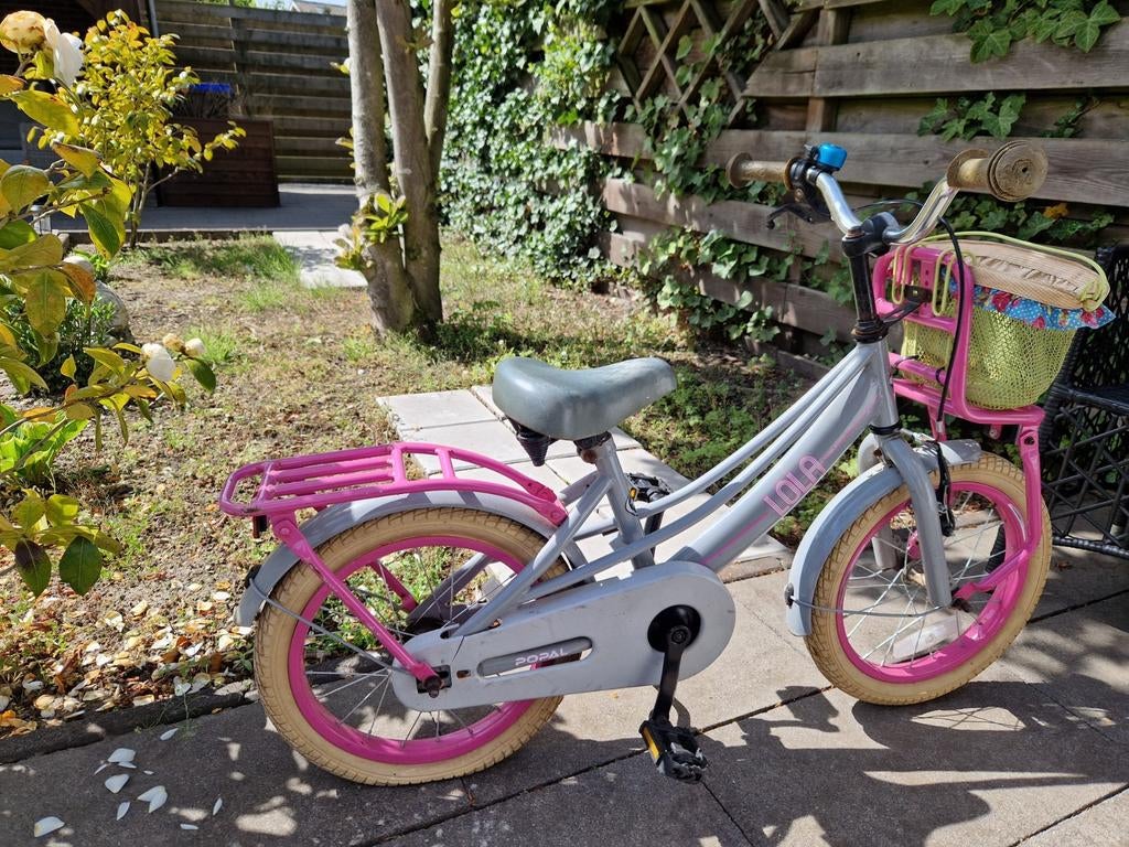 Lola kinderfiets 16 inch met zijwieltjes, Ophalen