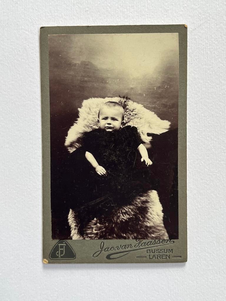 CDV Jacob van Faassen Bussum Laren, Gebruikt, Foto, Ophalen of Verzenden, Voor 1940