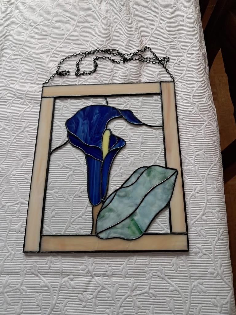 glas in lood schilderijtjes, Ophalen of Verzenden, Gebruikt