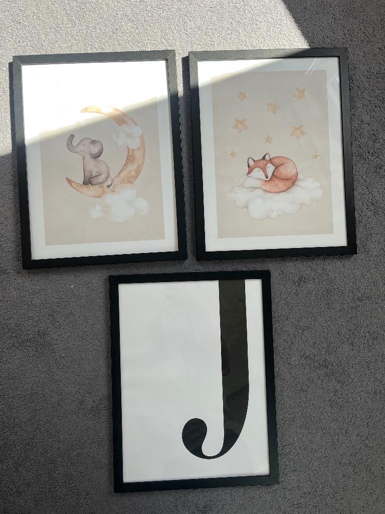 Fotolijst zwart 30x40, Ophalen, Zo goed als nieuw