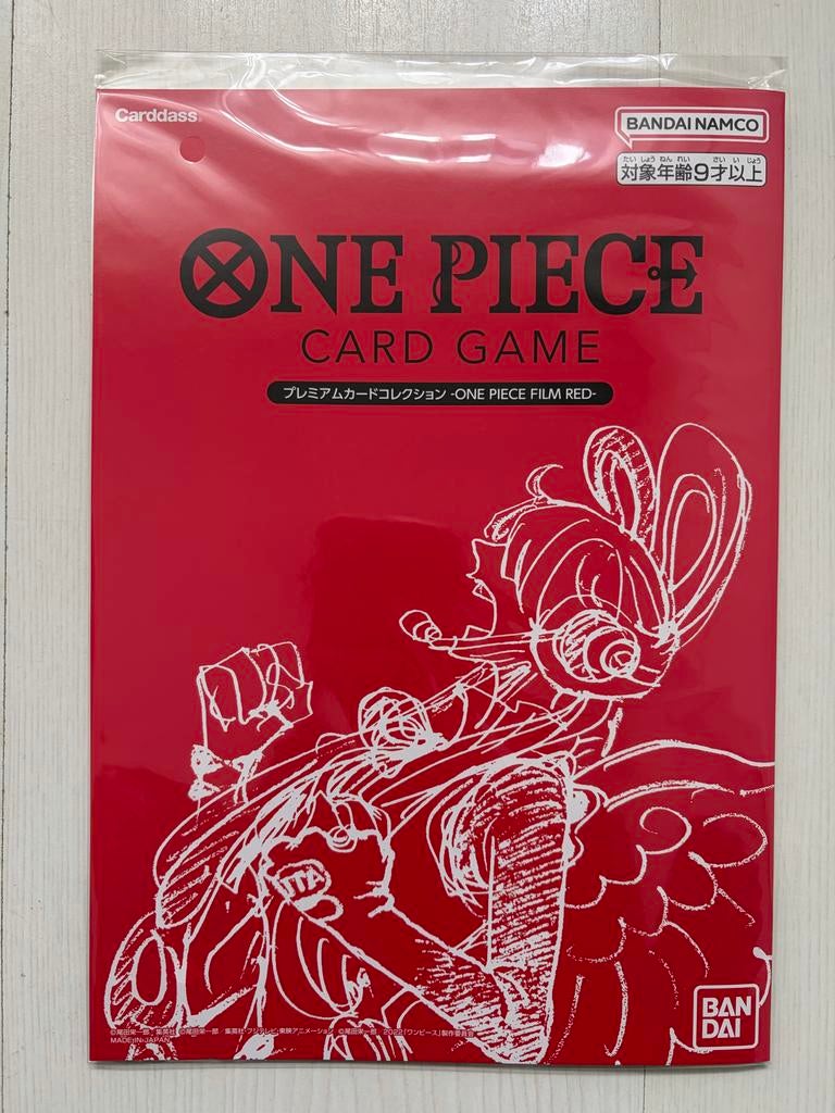 One Piece Red Cel + Diverse Premium Boxen - Alles in 1 koop, Ophalen of Verzenden, Zo goed als nieuw, Meerdere kaarten