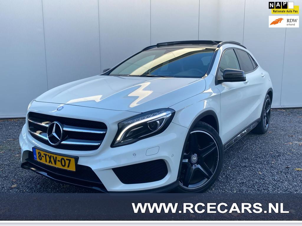 Mercedes-Benz GLA-klasse 200 Prestige AMG Urban | Pano | Led, Gebruikt, 715 kg, Wit, Bedrijf