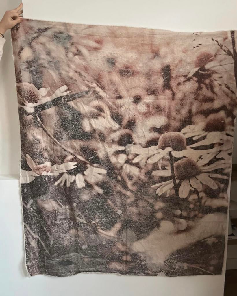 Groot linnen wandkleed van Blooming Label, Ophalen of Verzenden, Zo goed als nieuw