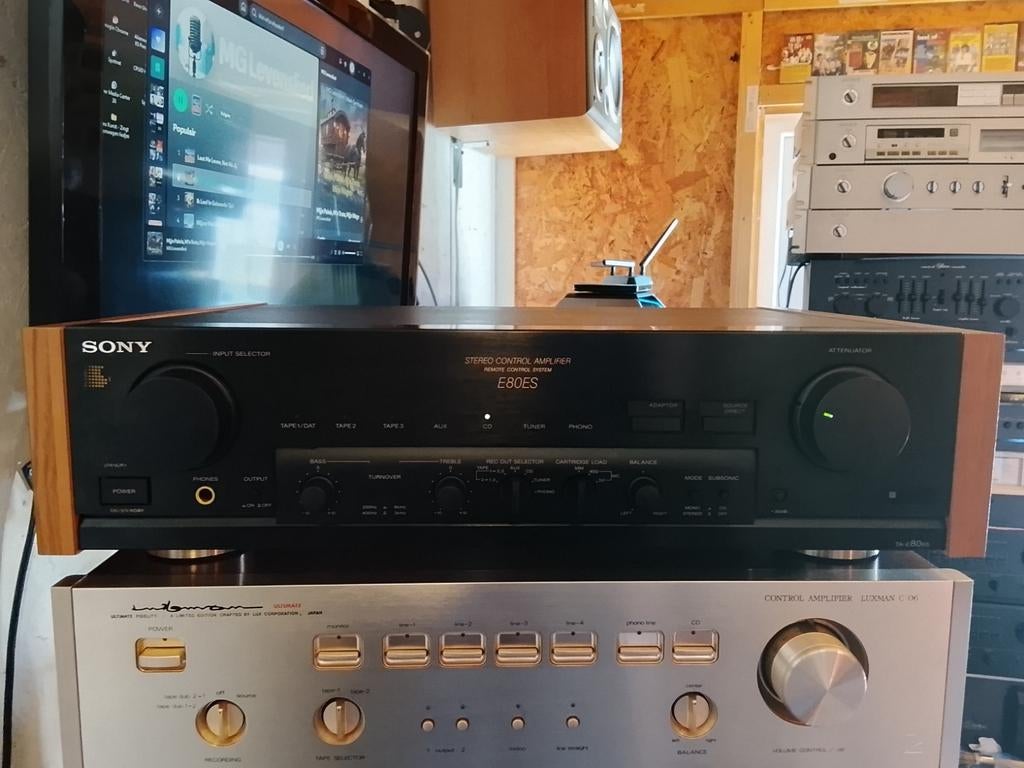 Sony TA-E80ES Voorversterker - Uitstekende Staat, Audio, Tv en Foto, Ophalen of Verzenden