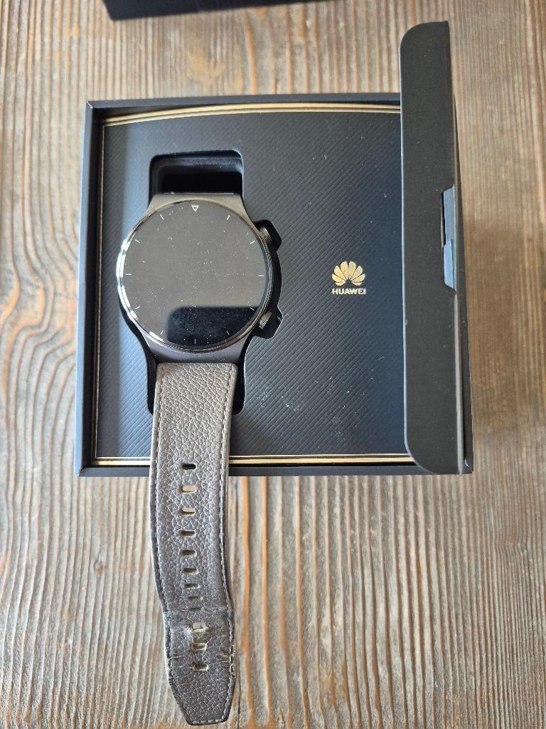 Huawei Watch GT 2 Pro, Sieraden, Tassen en Uiterlijk, Smartwatches, Ophalen, Zwart, Huawei Watch, Zo goed als nieuw