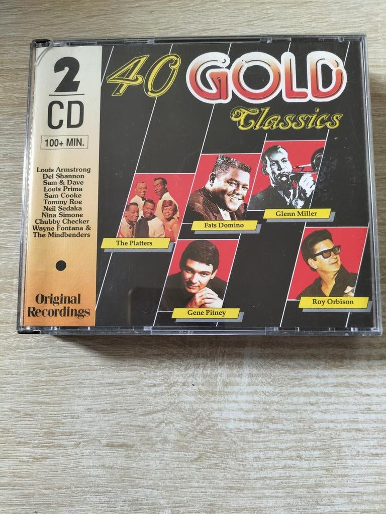 40 gold classics 2 cd box, Ophalen of Verzenden, Pop