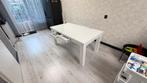 Hoogglans eettafel 160x90 cm met 4 laden - Gebruikt, Huis en Inrichting, Ophalen, Gebruikt, Overige materialen, 50 tot 100 cm