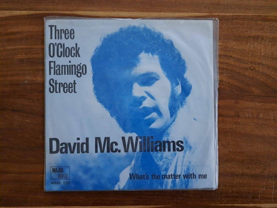 David Mc. Williams - Three O'Clock Flamingo Street (single), Gebruikt, 7 inch, Single, Ophalen of Verzenden