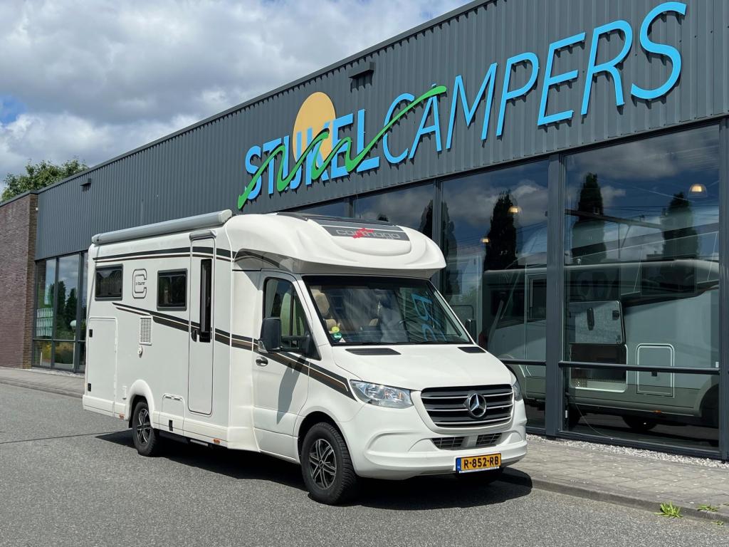 Carthago C-tourer T 143 LE MERDCEDES/2 ZONNEPAN., Tot en met 2, Bedrijf, Carthago, Handgeschakeld