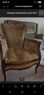 Bergere Louis X1V fauteuils, Antiek en Kunst, Antiek | Meubels | Stoelen en Banken, Ophalen