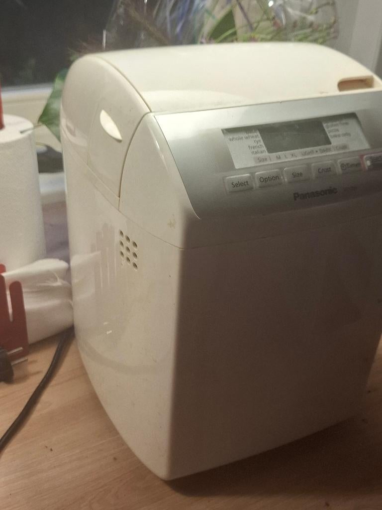 Broodbakmachine Panasonic SD 255, Witgoed en Apparatuur, Broodbakmachines, Meer dan 10 programma's, Zo goed als nieuw, 400 tot 800 gram deeg