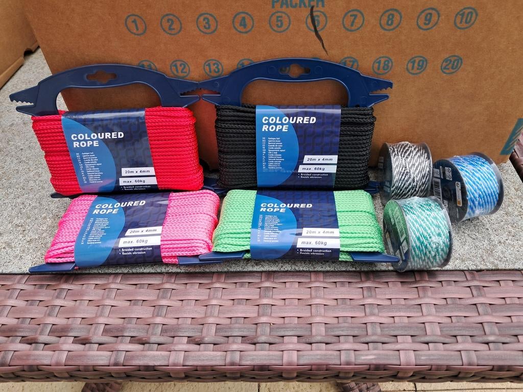 30 Coloured rope, Ophalen