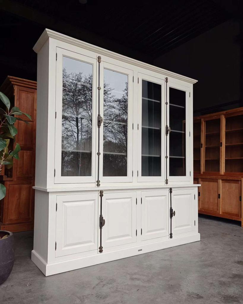 Franse Servieskast | Buffetkast XL | Winkelkast #4071, Huis en Inrichting, Kasten | Buffetkasten, Niet ingevuld, 200 cm of meer