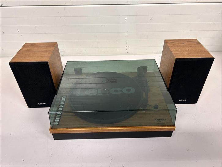 A7284. Lenco LS-300 bluetooth platenspeler met speakers, Audio, Tv en Foto, Platenspelers, Gebruikt, Thorens, Ophalen of Verzenden