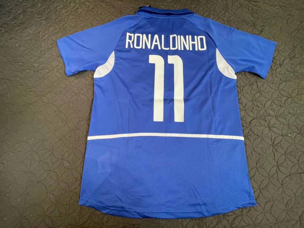 Brazilië 2002 Ronaldinho uit shirt maat M, Maat M, Ophalen of Verzenden, Nieuw, Shirt