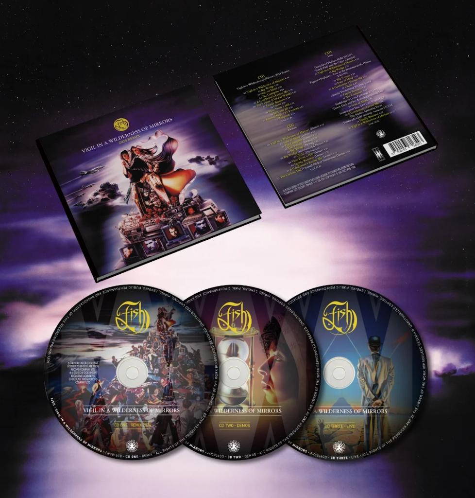 3Cd Fish Vigil In A Wilderness Of Mirrors REMASTERED NIEUW, Cd's en Dvd's, Cd's | Rock, Nieuw in verpakking, Progressive, Ophalen of Verzenden