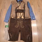 Lederhose 58 vest leer overhemd kousen oktoberfeest, Ophalen of Verzenden, Zo goed als nieuw, Maat 56/58 (XL), Tannhauser