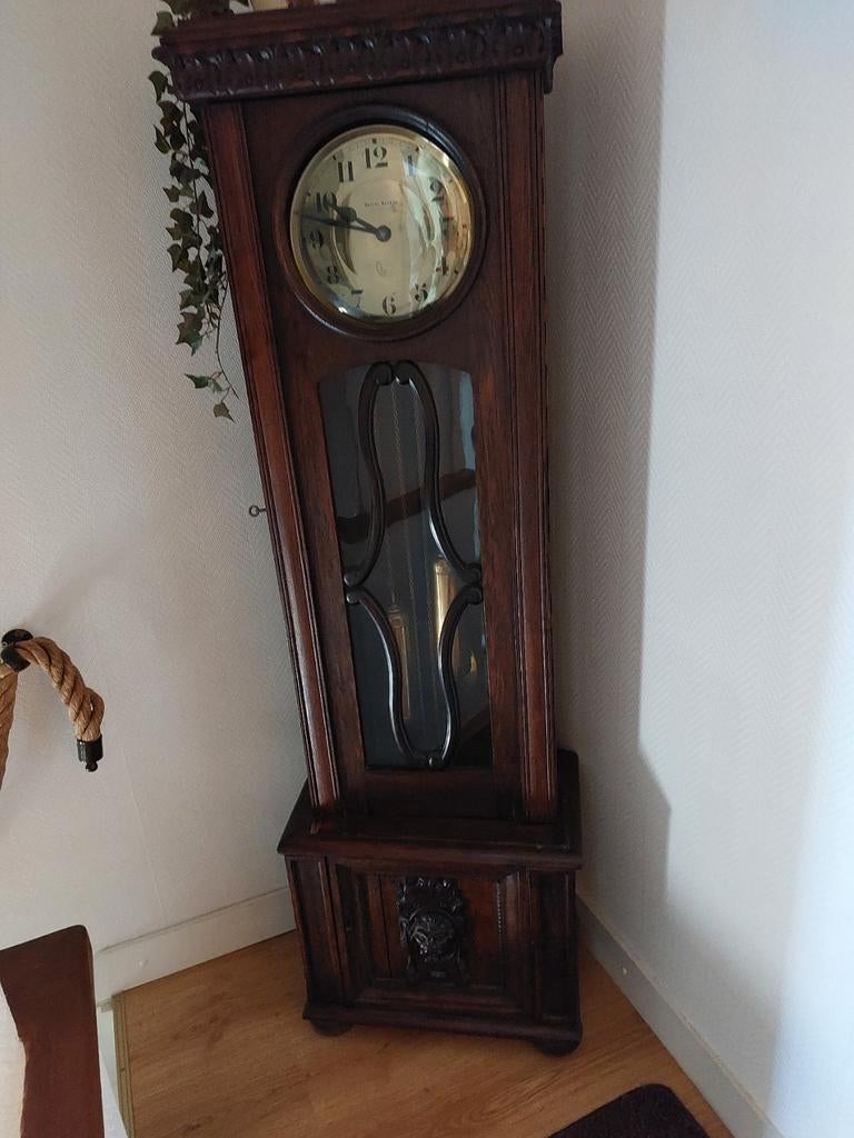 Antieke klok,maker gustav becker, Antiek en Kunst, Antiek | Klokken, Ophalen of Verzenden