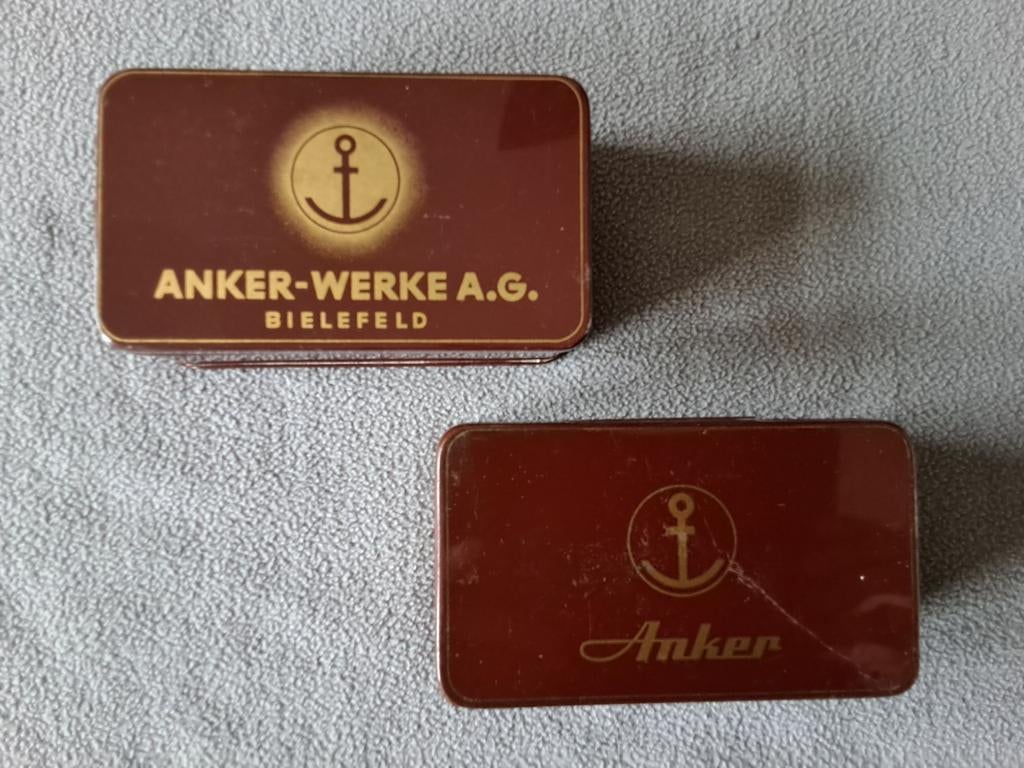 Naaimachine blikje, Antiek en Kunst, Ophalen of Verzenden