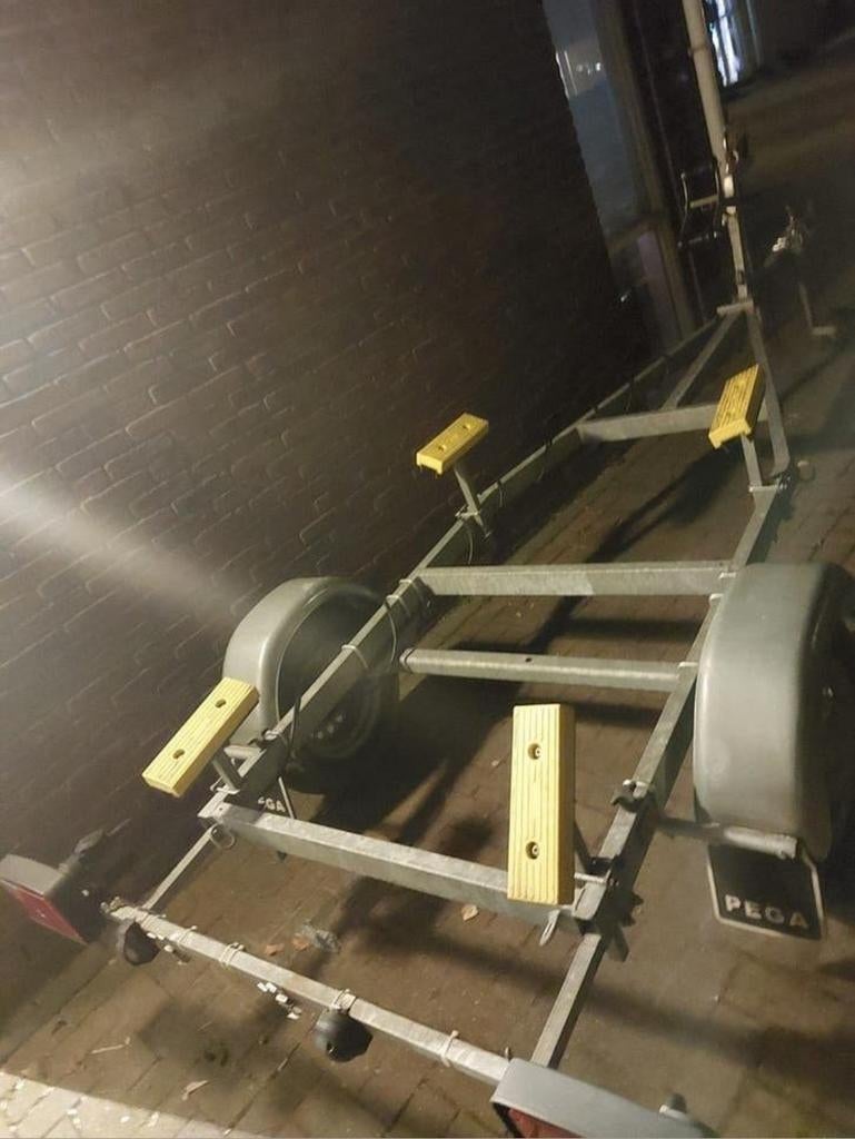 Pega boottrailer, Watersport en Boten, Ophalen of Verzenden, Gebruikt, Overige typen