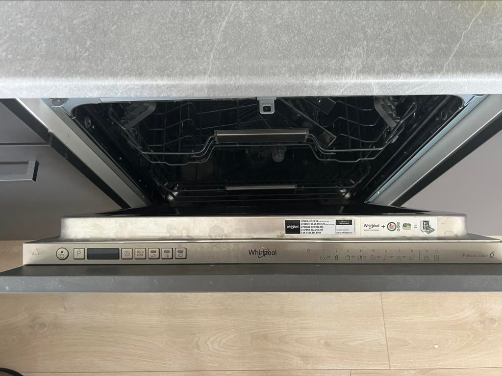 Whirlpool vaatwasser - WCIO 3T321 P S E, Witgoed en Apparatuur, Vaatwasmachines, Ophalen, Gebruikt, 60 cm of meer, Energieklasse A of zuiniger