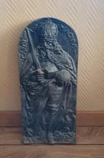 Gietijzeren plaquette met afbeelding van Karel de Grote, Antiek en Kunst, Ophalen of Verzenden