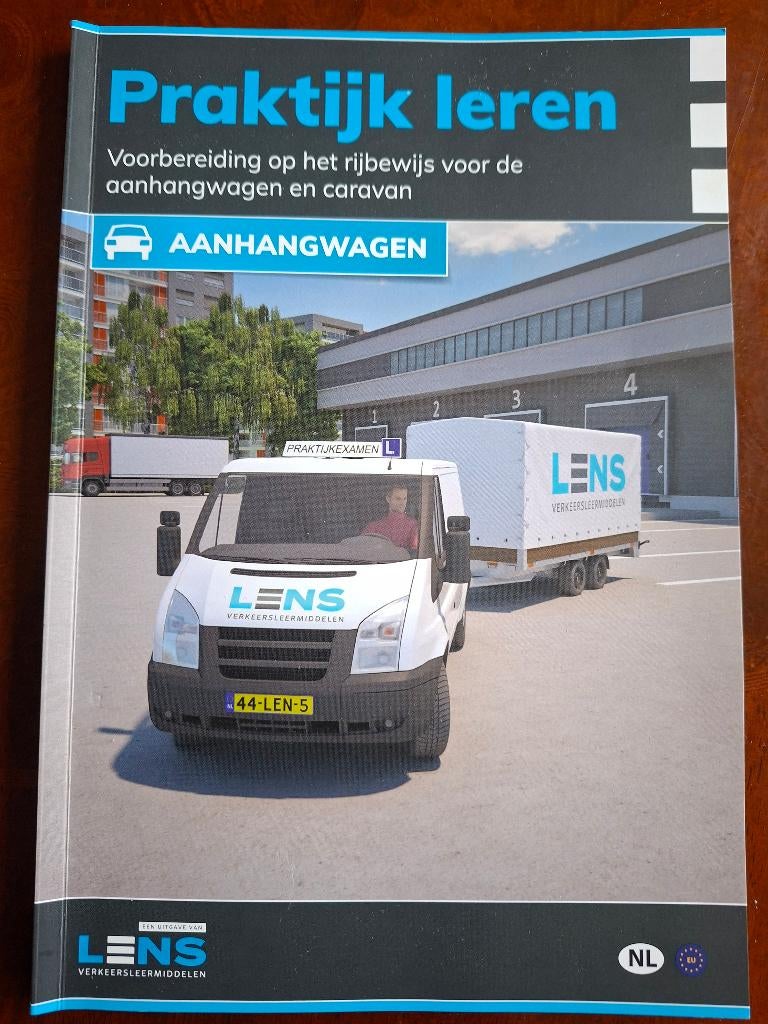 Theorieboek rijbewijs BE, Ophalen of Verzenden, Zo goed als nieuw, Algemeen, LENS Verkeersleermiddelen