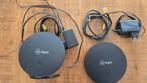 2x KPN SuperWifi 2.0 punten met kabels (één mist voetje), Ophalen of Verzenden