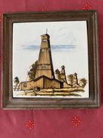 aardewerk tegel zoutboortoren; fabrikant Harlingen, Ophalen of Verzenden