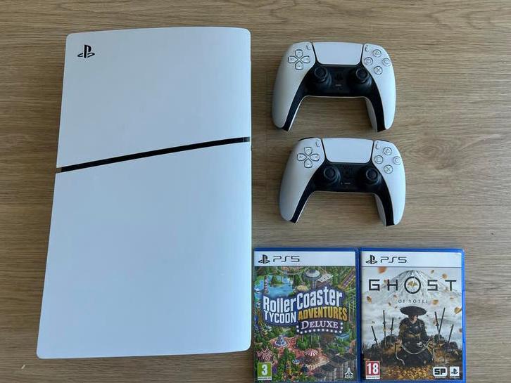 Playstation 5 - Zo goed als nieuw + 2 controllers + game, Ophalen, Zo goed als nieuw, Playstation 5