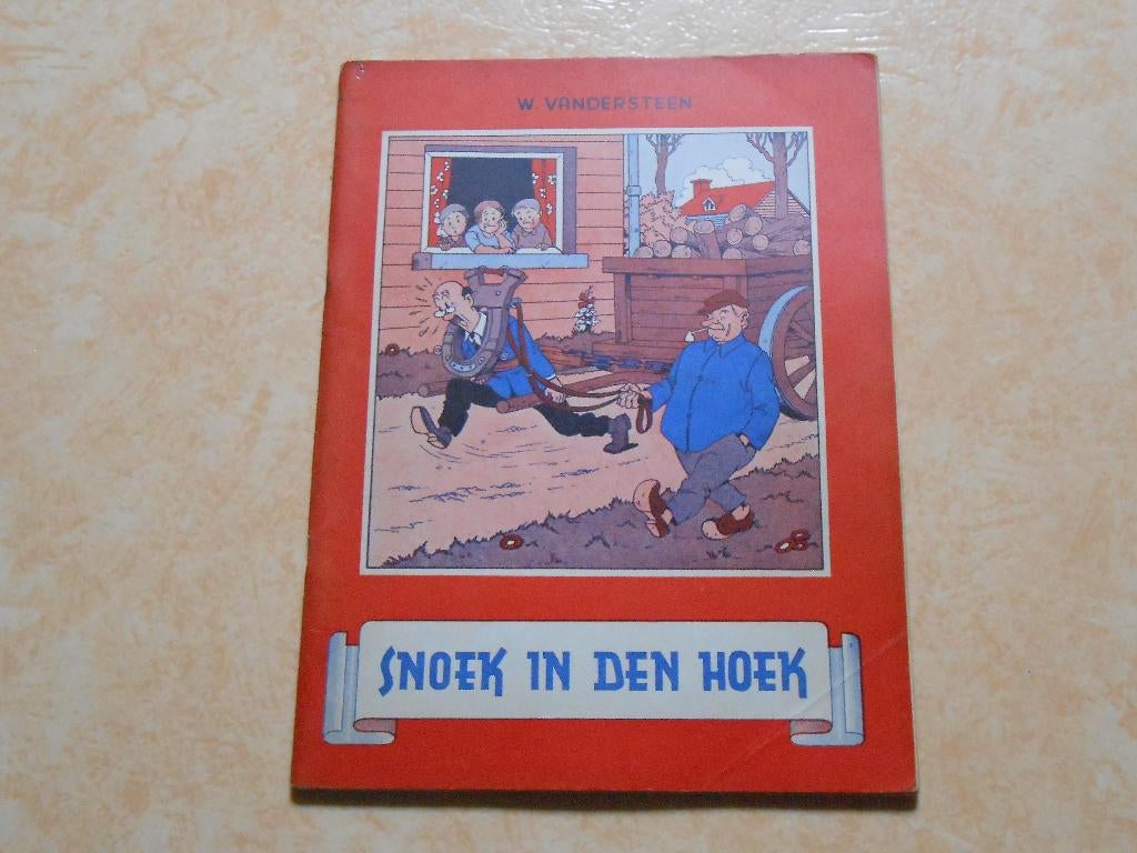 Snoek 8 Snoek in den hoek 1951 1 ste druk., Gelezen, Willy Vandersteen, Eén stripboek, Ophalen of Verzenden