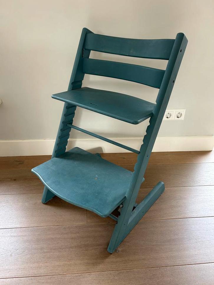 Triptrap stoel in goede staat, Kinderen en Baby's, Kinderstoelen, Gebruikt, Meegroeistoel, Gordel(s), Ophalen