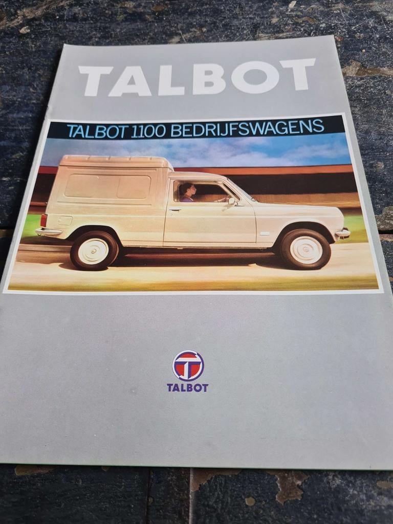 Talbot 1100 bedrijfswagens 1982, Ophalen of Verzenden, Nieuw, Overige merken