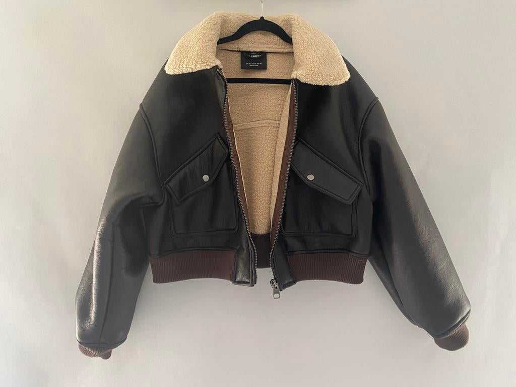 Trendy Pull&Bear cropped jacket maat XL, Ophalen of Verzenden, Zo goed als nieuw, Maat 46/48 (XL) of groter, Zwart
