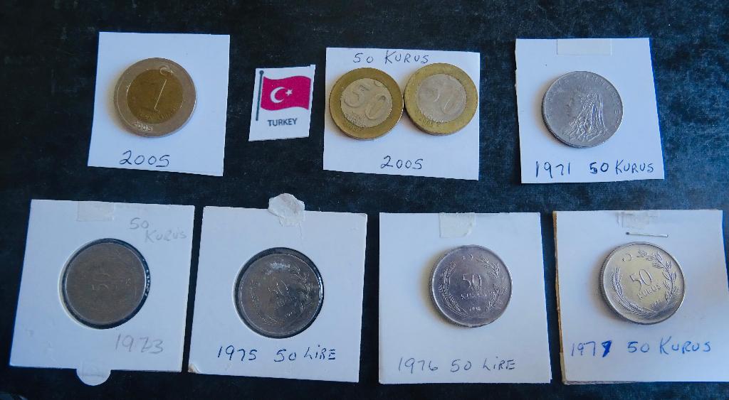 Munten Turkey, Verzenden, Midden-Oosten