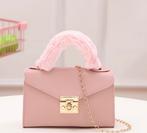 Handtas met pluizig handvat en ketting, Verzenden, Nieuw, Overige kleuren, Handtas