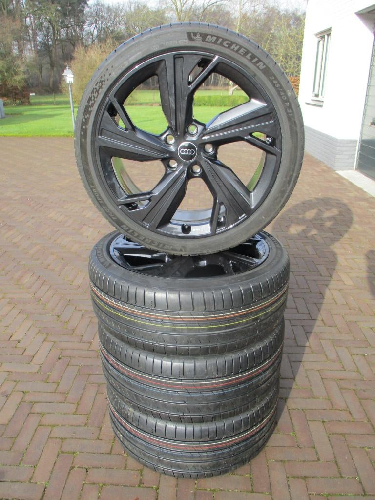 NIEUW Orig. Audi A6 21 inch velgen S line E tron RS breedset, Auto-onderdelen, Banden en Velgen, Ophalen, 245 mm, Banden en Velgen