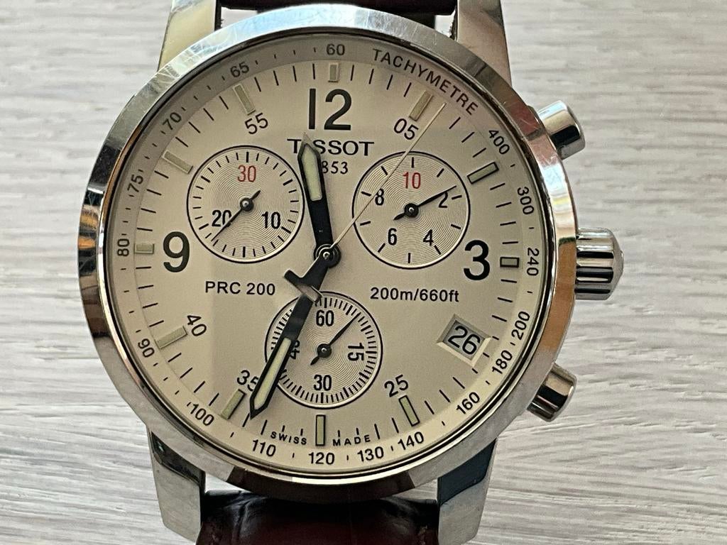 Tissot PRC 200 Chronograaf Herenhorloge, Sieraden, Tassen en Uiterlijk, Horloges | Heren, Overige merken, Staal, Polshorloge, Ophalen of Verzenden